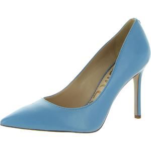 Sam Edelman Womens Hazel Blue Crinkle Heels Slip On Pumps Shoes NWT